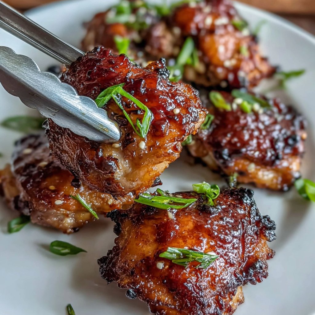 Honey Soy Glazed Chicken Thighs