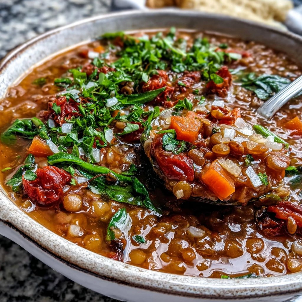 Mediterranean Lentil Soup