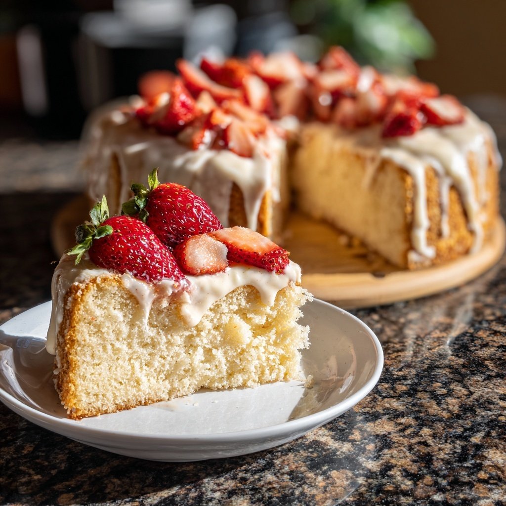 Dessert Vanilla Sponge Cake